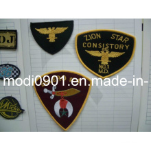 2015 New Felt Fabric Base Embroidery Patch Embroidery Badges Embroidery Sign-Garment Label